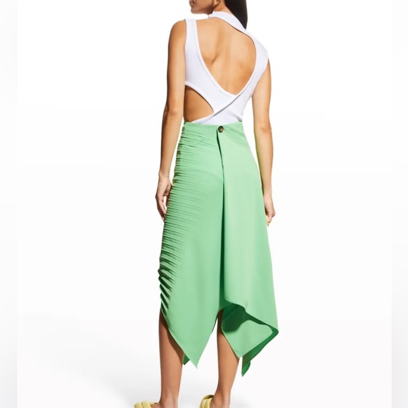 NWT A.W.A.K.E. Mode ribbed-knit bodysuit top with cut-outs Size XL - Picture 3 of 9